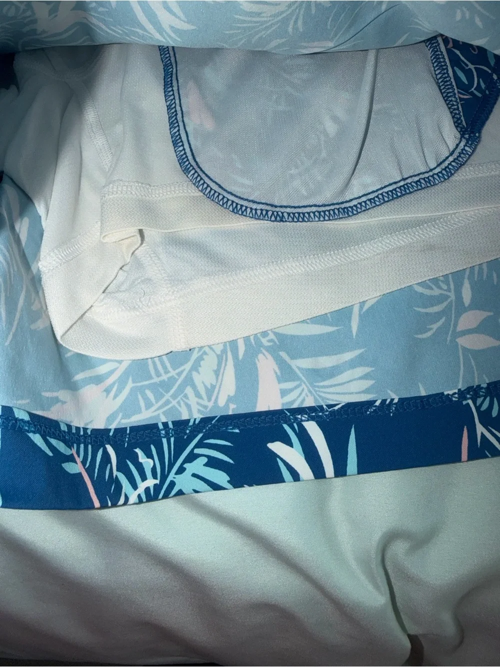 Birddogs Men’s Aegean Ease Swim Shorts Blue Floral Print